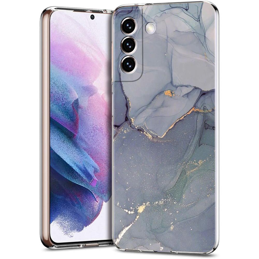 Модный Чехол Для Телефона С Мраморным Узором Для Samsung Galaxy S24 Ultra S23 FE S22 S20 S21 5G S10 S9 Plus S10E S8 Силиконовый Прозрачный Чехол