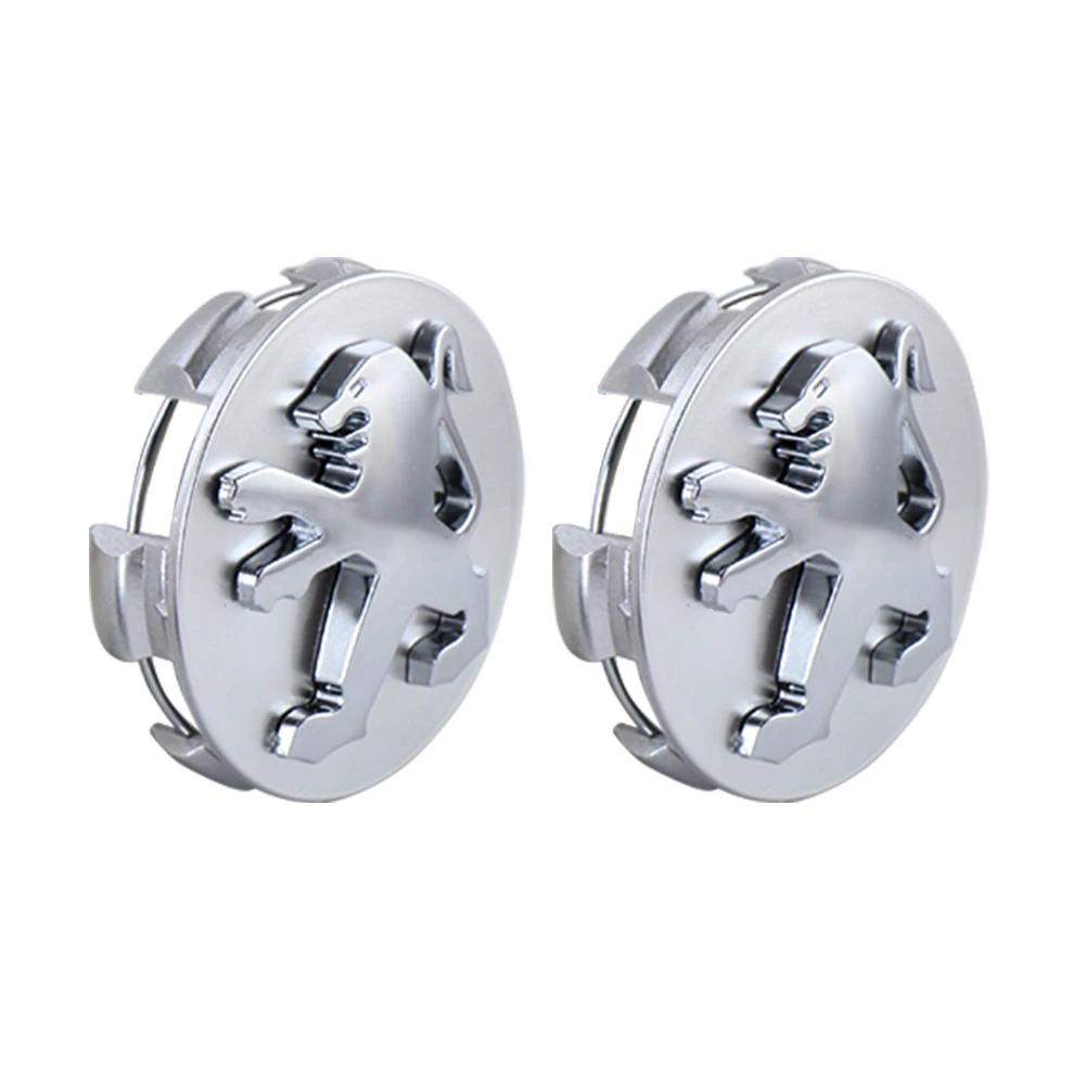 For Peugeot 206 307 308 3008 207 208 SW 407 508 2008 5008 107 106 205 4Pcs 60mm Car Wheel Center Hub Cap Badge Rim Lid Sticker