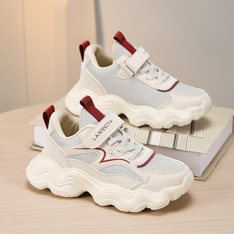 Детская мода Four Seasons Дышащая повседневная обувь для детей Бег Спорт Студенты Девочки Трендовые удобные кроссовки для спортзала