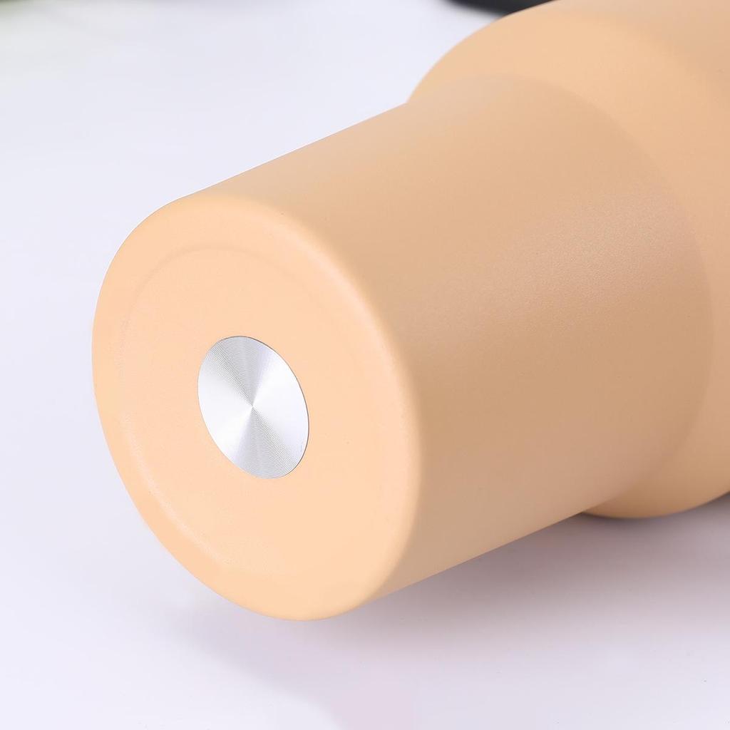 Автомобильная кружка из нержавеющей стали объемом 40 унций с ручкой и трубочкой, изолированная для холодных напитков