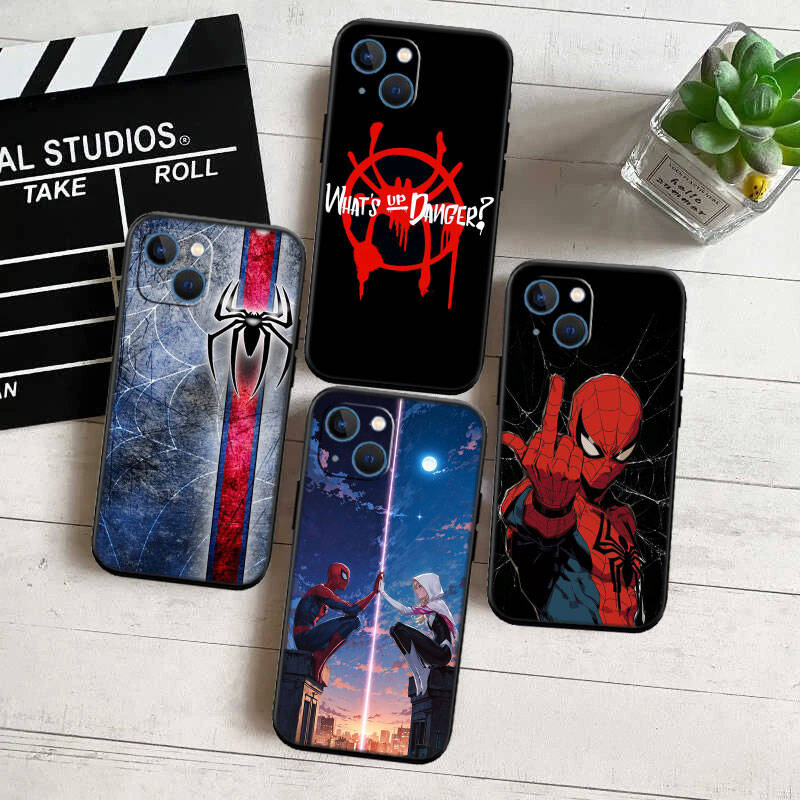 RT67 Spider Boy Phone Case for iPhone 7 8 11 12 13 14 15 16 17 16E XS Pro Max XR X SE Air