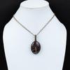 Tree Of Life Red Flash Labradorite Gemstone Pure Copper Wire Wrapped Handmade Pendant Jewelry
