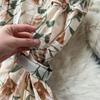 Женское французское ретро платье без рукавов с цветочным принтом и V-образным вырезом - Шикарный летний стиль, Легкая роскошь, Длинная юбка