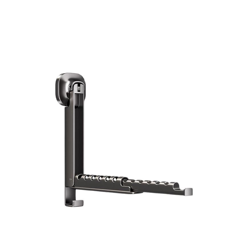 Невидимая складная сушилка на присосках: Выдвижное решение без сверления для сушки одежды в помещении или на балконе