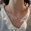 Titanium Steel Clavicle Necklace Non-Fading Necklace Fashion Pendant Clavicle Chain  Women