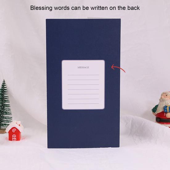 1/2/3 шт. 3D рождественская поздравительная открытка с бумажным конвертом, складная всплывающая 3D елка, пожелания с Рождеством, карточка для сообщения, праздничное украшение, подарок для праздничной вечеринки