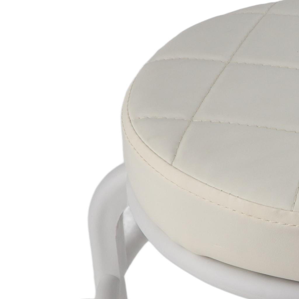 Роликовый пуфик с высокой плотностью пены с эффектом памяти, водонепроницаемые тихие колеса, двухслойная подставка для ног, табурет для