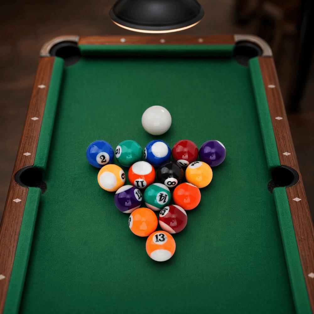 Numbered Pool Balls Set Resin Billiard Ball Set Durable Billiard Balls Pool Table