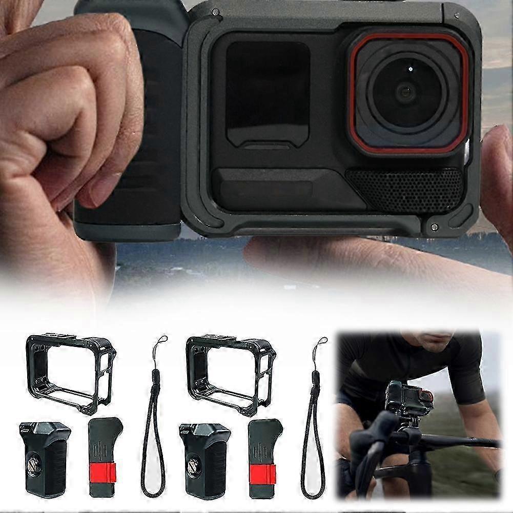 Street Photography Rabbit Cage Set For Insta360Ace Series Metal Protective Frame 25-26s