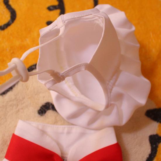 1 комплект, шляпа для домашнего животного, мягкая регулируемая пряжка, забавный, удобный, привлекательный наряд, полиэстер, внешний вид шеф-повара, костюм для трансформации домашнего животного, поставка для вечеринок