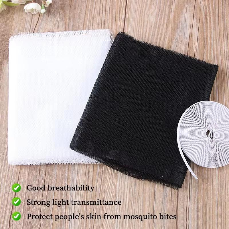 Window Mosquito Net Self-adhesive Anti Mosquito Door 1/2pcs Dust Proof Mosquito Mesh DIY Free Cutting Mosquito Net Curtain