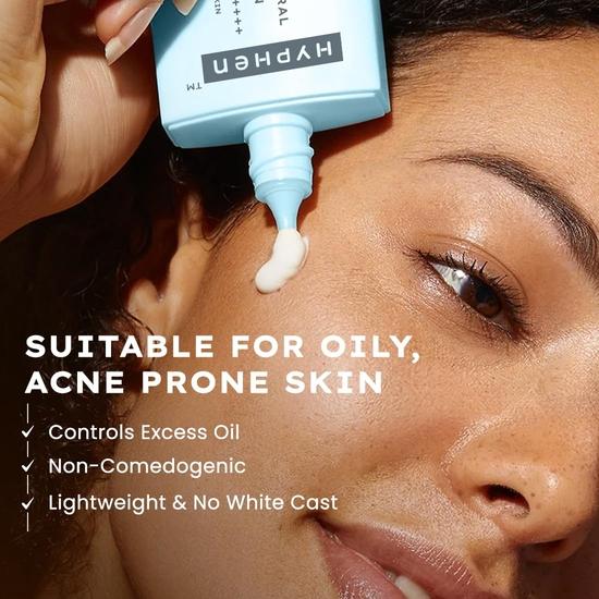 Солнцезащитное молочко Hyphen 100% минеральный солнцезащитный крем SPF 50 PA++++ Защита от УФ + синего света, 25% нанооксид цинка | Для женщин и мужчин - 50 мл