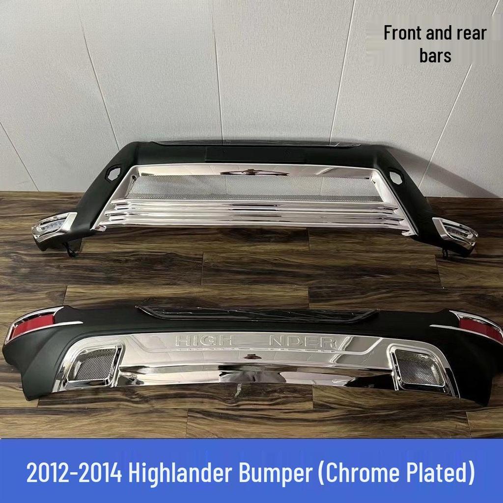 Защита переднего бампера и обвес для Toyota Highlander (Модели 2018-2024 гг.)