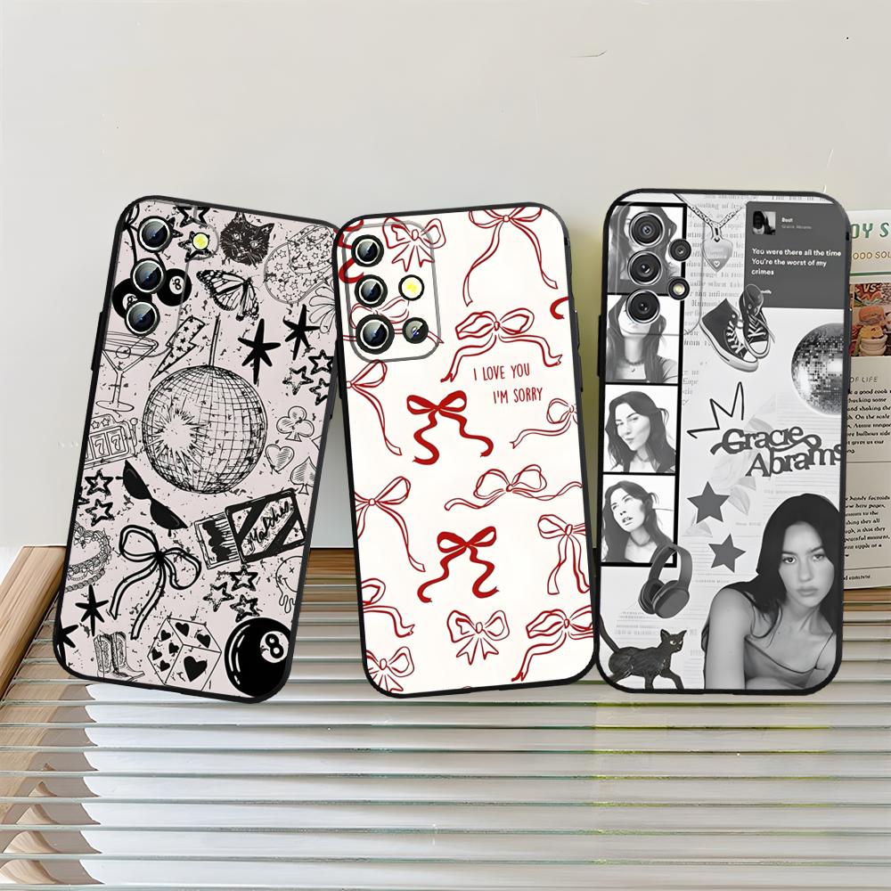 G-Gracie Abrams Singer Phone Case For S25 Samsung S26 S24 Ultra S22 S23 S20 Fe S21 Plus A54 A34 A16 A53 Back Cover