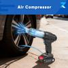 2 in 1 Cordless Car Vacuum & Air Compressor, 5000PA Suction, 150PSI Auto-Shutoff, LED Light, Fast Charging for Car, Home, Motorc