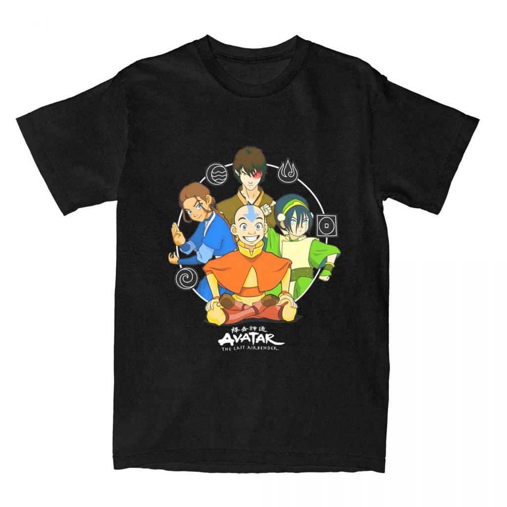 Веселая футболка Аватара Легенда об Аанге Зуко Манга для мужчин и женщин из 100% хлопка с принтом