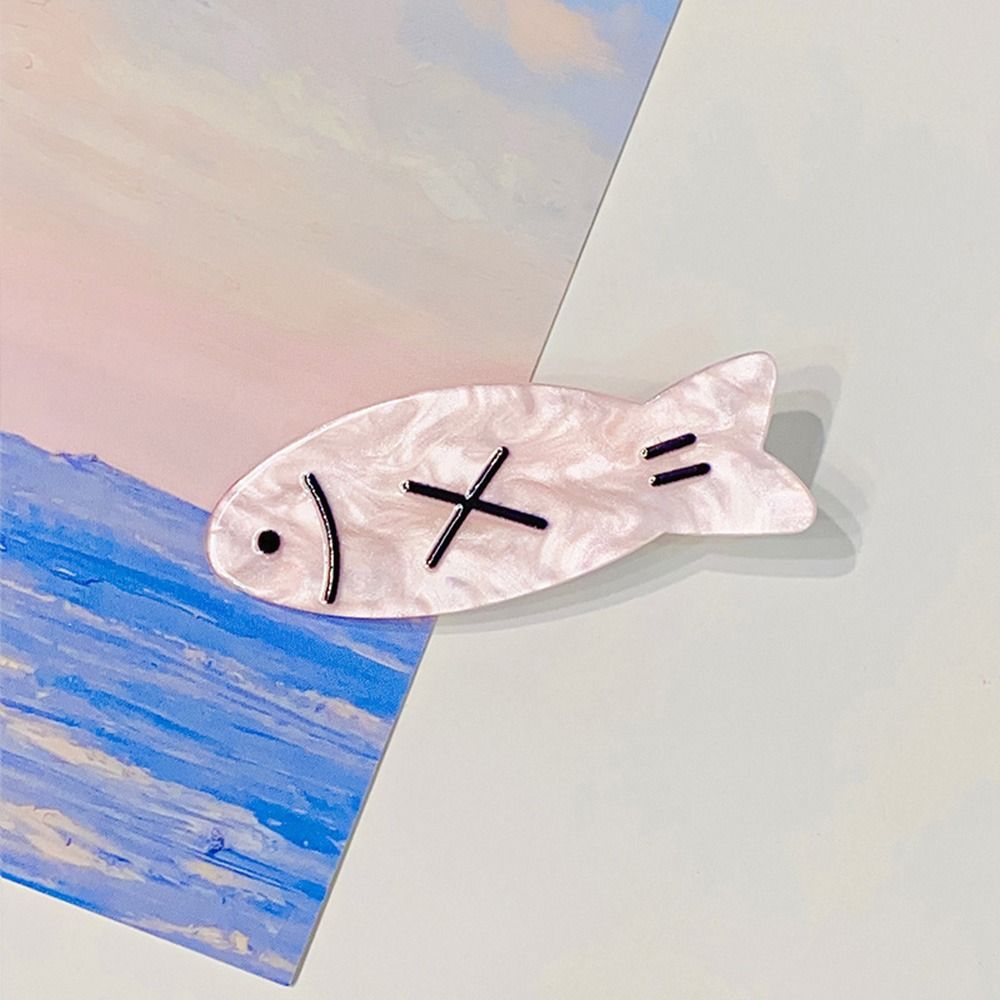 Acetic Acid Hair Clips Barrettes Fish Bone Hair Pins Funny Hair Clips for Women  Gifts