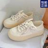 2024 Internet Celebrity New Popular New Chinese Summer Canvas Shoes Versatile Retro Casual Shoes Platform Sports Board Shoes Women