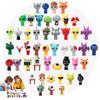 MORISHOP Фигурки Spranky, Куклы, Коллекционные предметы, Фигурки, Пластиковые модели, Игровые персонажи, Коллекции персонажей, Высота 3-4 см (48-Пакет) [Использовал]