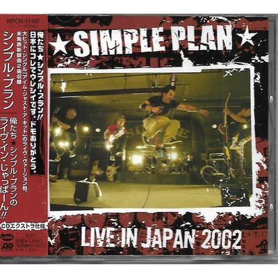 CD SIMPLE PLAN - Live In Japan 2002 WPCR11437 Lava 2003 Япония ОбиРок Б/У