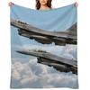 F16 Fighting Falcon Warhawks Плед Ворсистый Декоративный Пледы и накидки Пушистые Пледы