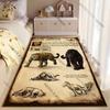 Extinct giant jaguar information carpet Yoga living room room decor children's crawling mat doormat area rug games mat