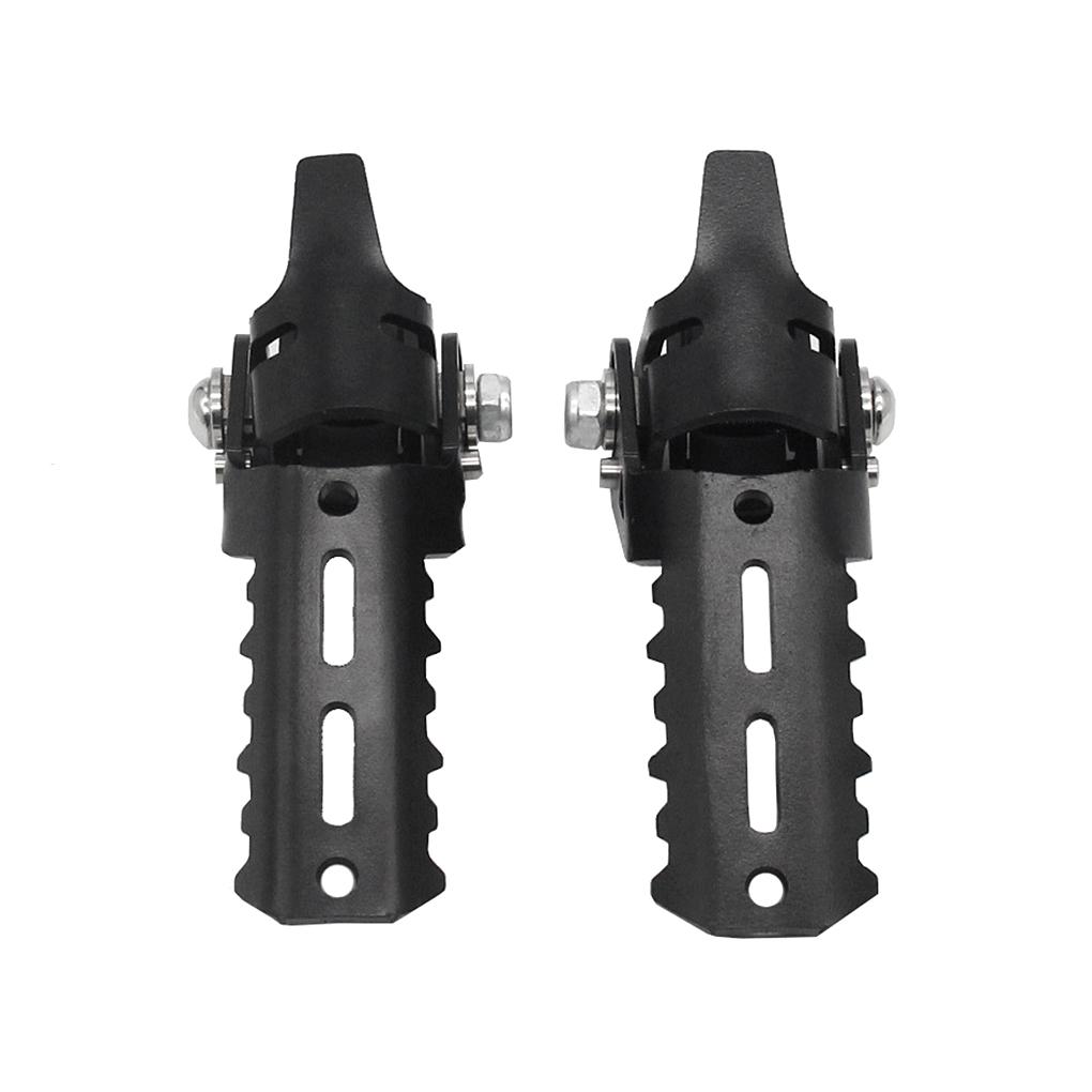 Комплект из 2 подножек для мотоцикла, складная подставка для ног, подножка для педали, ремонт, замена для F 800 GS Adventure S1000XR, черный