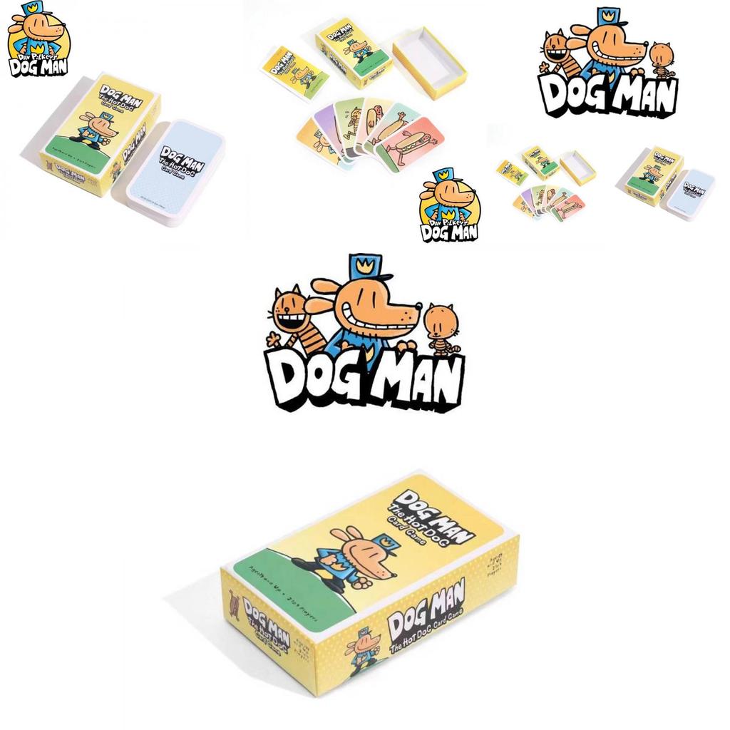 Dog Man Detective Dog Fun Party Game Card Deck For Interactive Family Entertainment