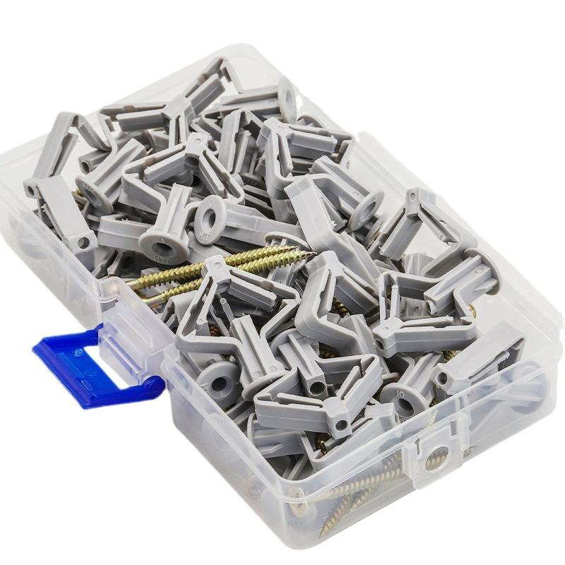 Набор нейлоновых винтов-бабочек для гипсокартона