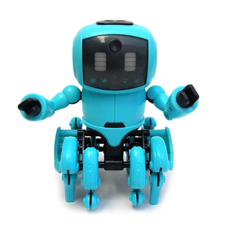 Dance Music 6 Claws Robot Octopus Spider Robots Vehicle Birthday Gift Toys For Children Kids Early Education Baby Toy Boys Girls