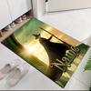 Custom Name Wicked Printed Carpet, Rug for Office Chair Living Room Bedroom Kitchen Room Decor Gifts.