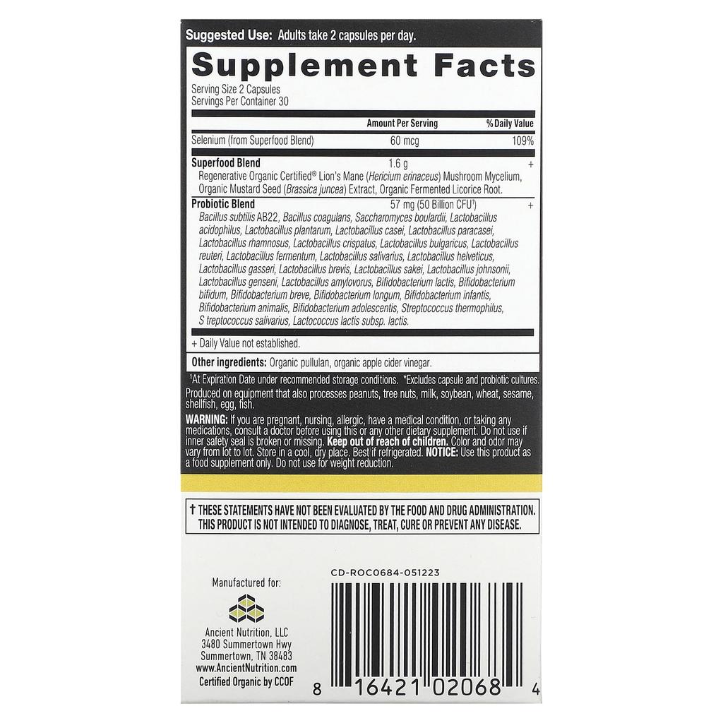 Ancient Nutrition Organic Bone Broth Collagen, Chocolate, 16.2 Oz (460 G)