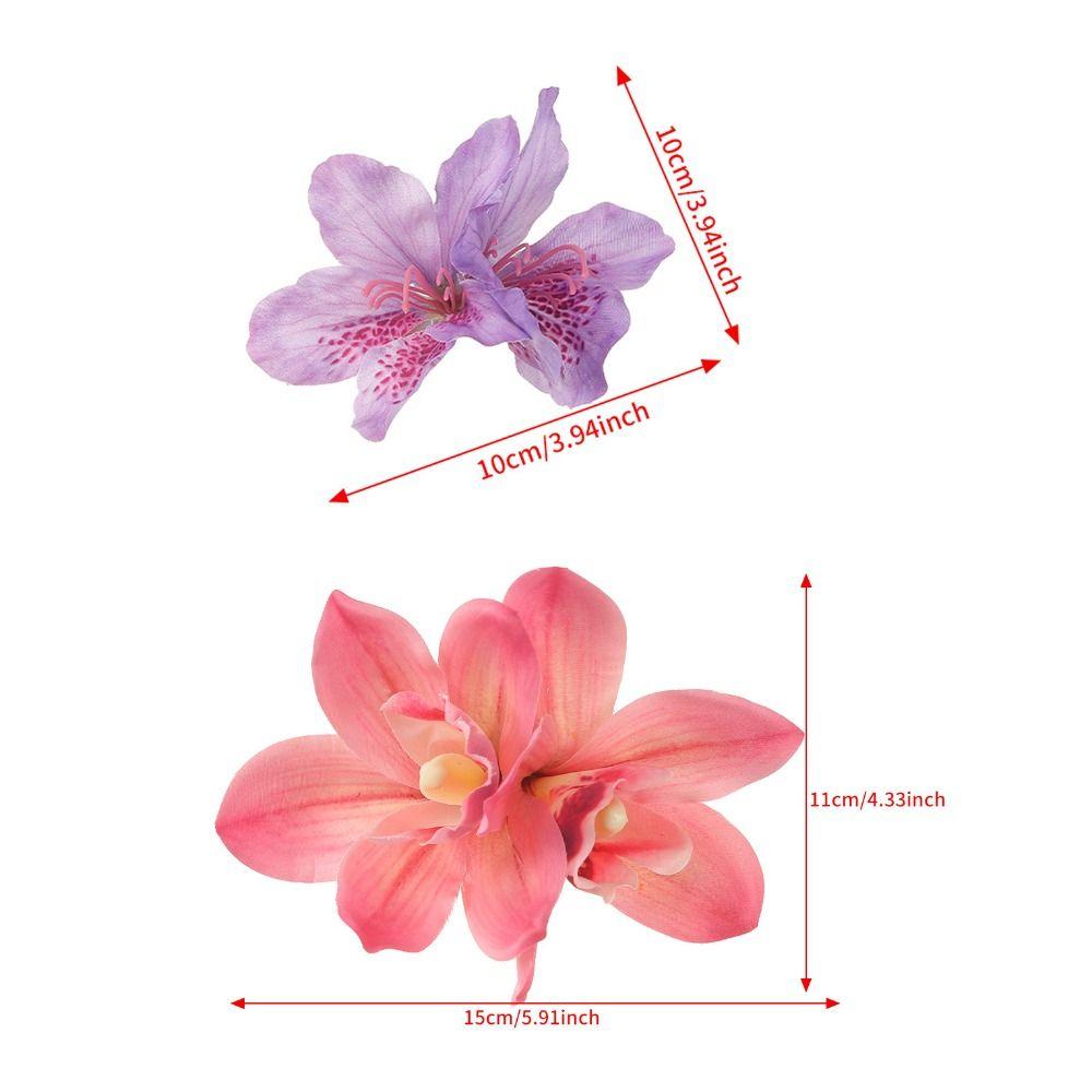 Гавайские шпильки для волос Canna Barrette Gladiolus Bohemia Flower Hair Clips Women
