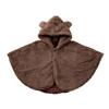 Kufuu Fluffy Bear Made In for Babies Boa Coat Poncho, Japan, 0-20 Months, (Mocha)