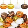 Mini Pumpkin Hanging Ornaments Thanksgiving Harvest Home Tree Decorations Reusable Hanging Pumpkin Ball