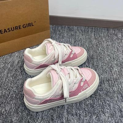 Нишевый дизайн удобная универсальная обувь популярные кеды 2025 новые туфли на платформе белые туфли студенческие повседневные туфли-багеты