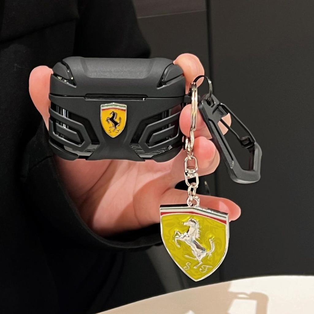 Беспроводная Bluetooth-наушники с логотипом автомобиля Защитный чехол Для Ferrari Roma F80 296 GTB GTS SF90 Stradale Spider Spyde Для AirPods pro