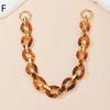 Acrylic Handbag Chains 34cm Scratch Proof DIY Replacement Bag Handle for Purse Tote Crossbody Bag Renovation Supply