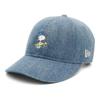 [New Era] New Era Golf Cap 9THIRTY  EasySnap 14676923 NER36G6632 Washed Denim Blue Peanuts Snoopy PEANUTS Collaboration ONSPOTZ Exclusive Men's