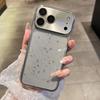 Совместимый чехол Aurora Camera с блестками и каплями клея для iPhone 17 Pro Max