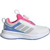 adidas FORTARUN 4.0 Устойчивые к истиранию Низкие Детские Беговые Кроссовки Бело-Розово-Синие Детские Кроссовки HP3586