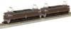 Rokuhan Z Gauge EF63 Type 2nd Type Brown Set Railway Model Electric Locomotive Double-unit T038-2