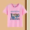 KATSEYE Korean Wave girl group fashionable youthful relaxed trendy pure shortsleeved cotton childrens Tshirt