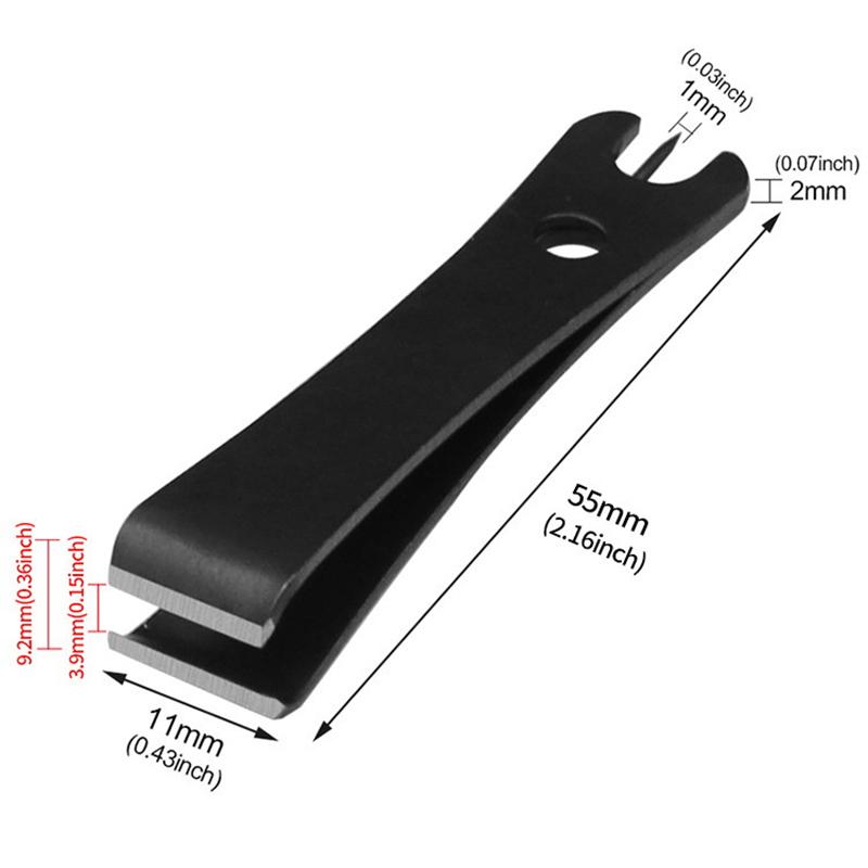 Multifunctional Stainless Steel Fishing Line Cutter Hook Eye Cleaner Outdoor Fishing Accessories