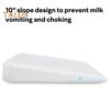 Подушка для сна младенца, пена с эффектом памяти, клиновидная подушка для грудного вскармливания, антирефлюксная подушка для младенцев с чехлом на молнии для мальчиков и девочек, детская кровать