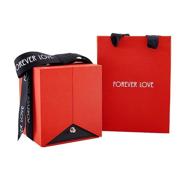 1 шт. модные романтические рождественские подарки коробка ювелирные изделия роза день святого валентина любовь