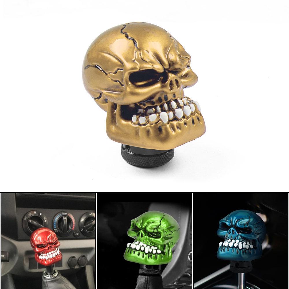 Новая ручка переключения передач в виде черепа, ручка рычага переключения передач для механической и автоматической трансмиссии