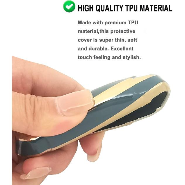 Key Fob Cover Case Fit for Hyundai Kona Santa Fe Elantra GT Veloster Accent Venue Smart Remote Holder Skin Protector Keyless Entry Sleeve