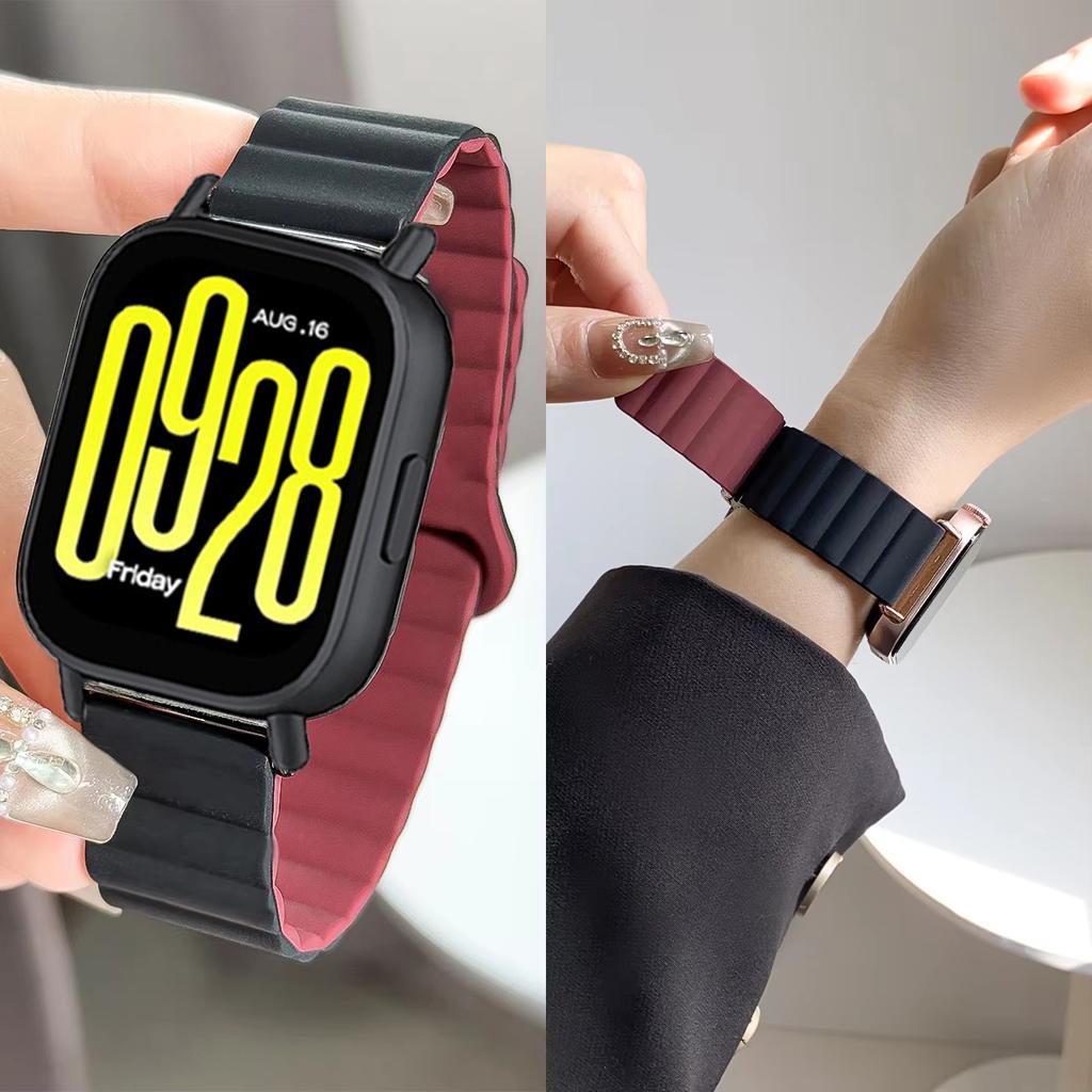 Силиконовый магнитный ремешок для умных часов Redmi watch 5 active/5 lite браслет correa Xiaomi Redmi watch5 active 22 мм ремешки для часов