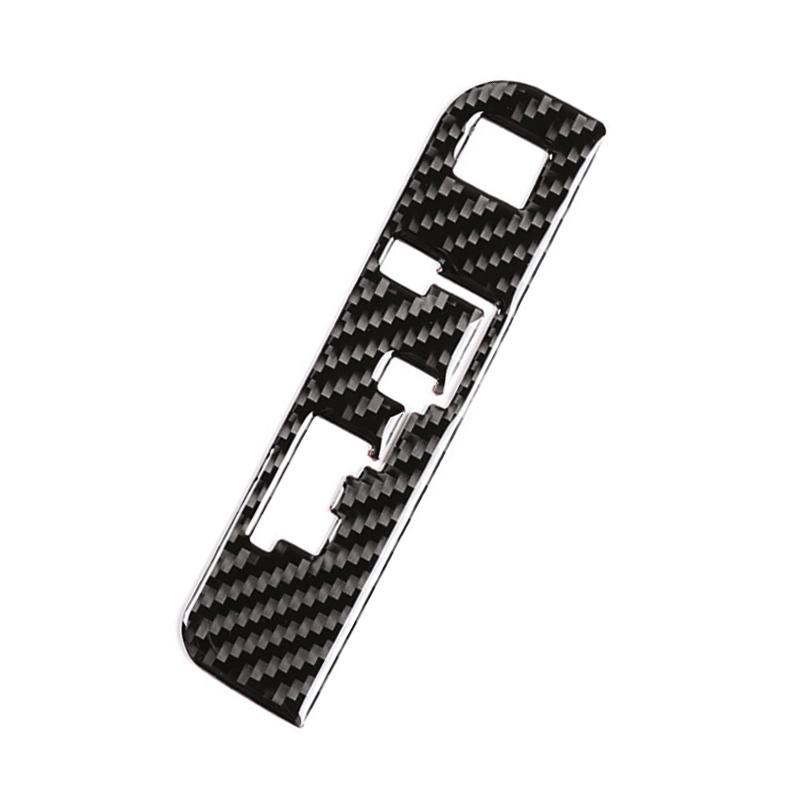 Для Toyota Highlander 2015 2016 2017 2018 центр управления механизмом переключения панель боковая кнопка рамка наклейка из углеродного волокна